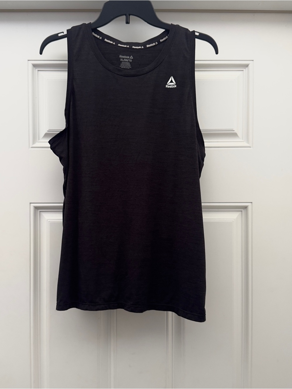 Reebok Black Athletic Tank with Logo Extra Large